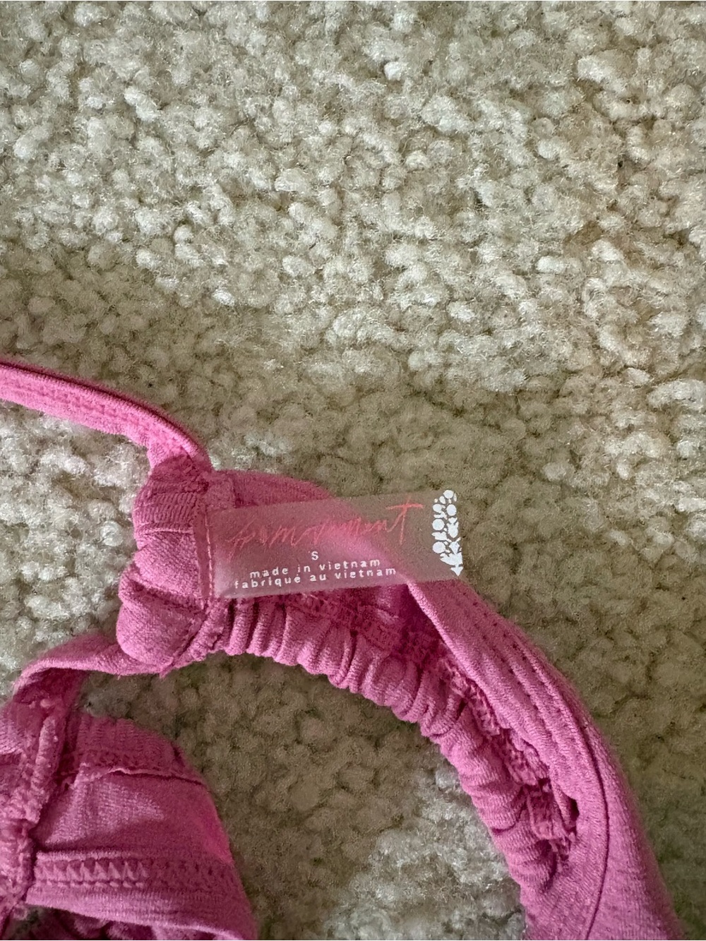 FP Movement by Free People Pink Ruched Racerback Tank - Picture 3 of 3